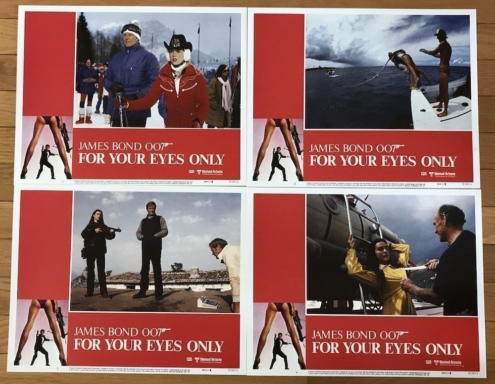 For Your Eyes Only (1981) Lobby Card Set